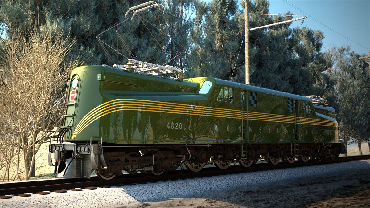Rendered Train