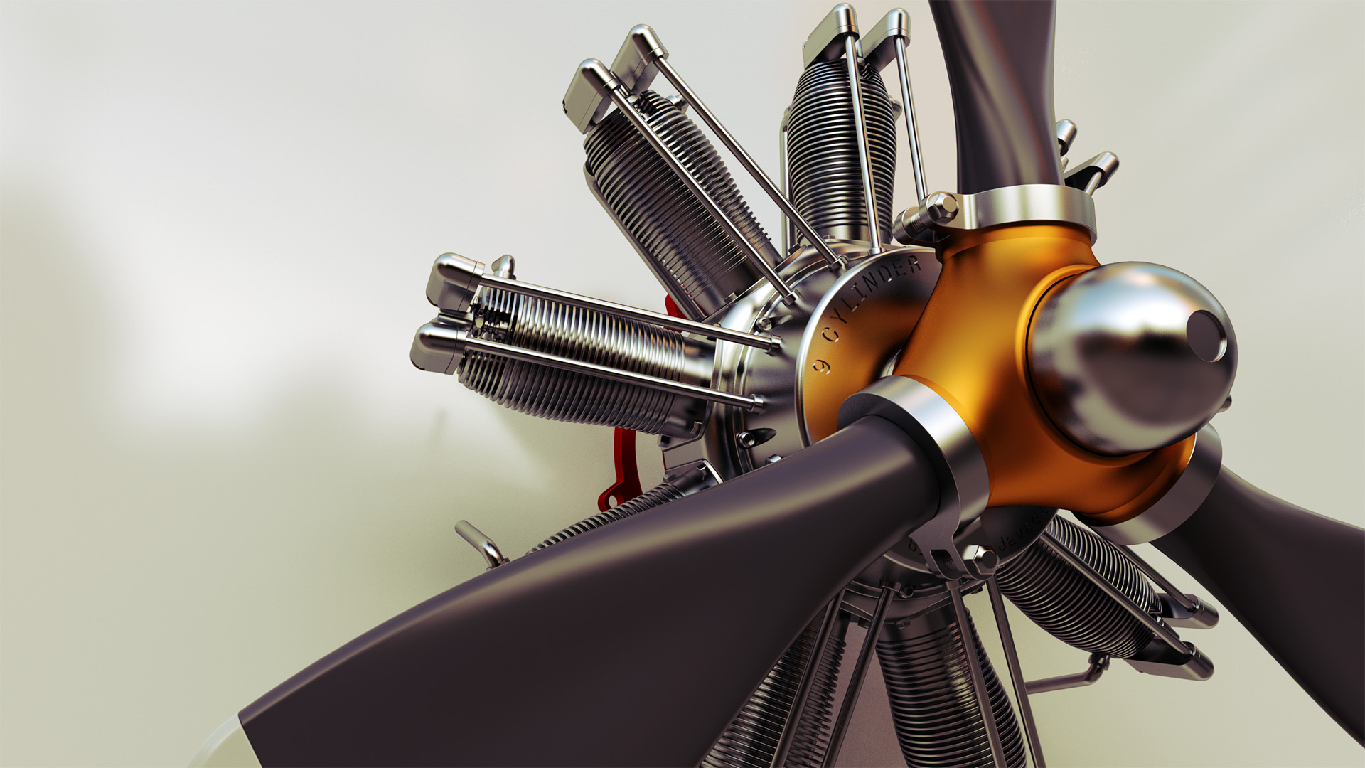 Mechanical Engine Rendering