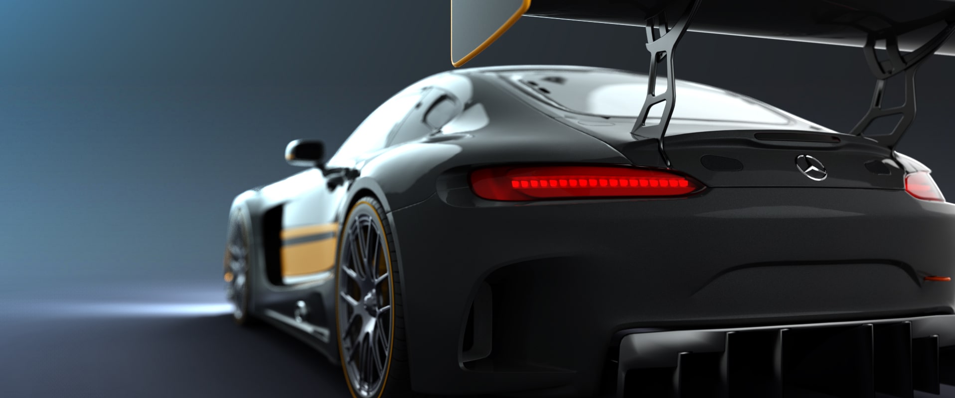 Black Car Rendering