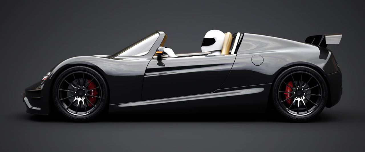 Black Race Car