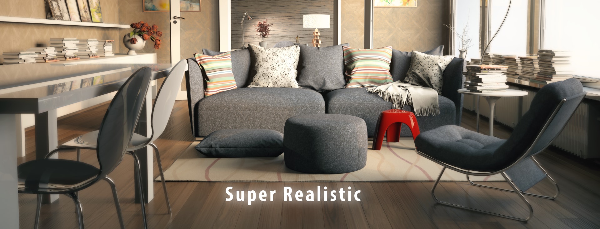 Architectural rendering software example