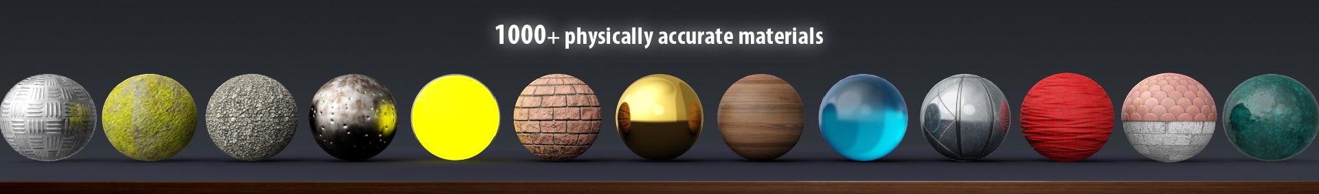 Material library showcase